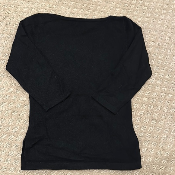 Autumn Cashmere three quarter sleeve cashmere sweater - Picture 1 of 3